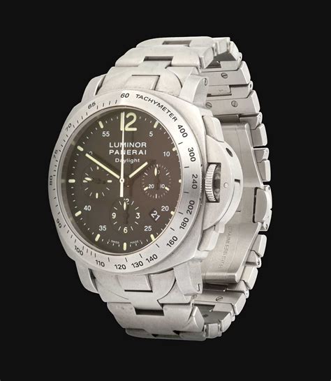 Panerai. A stainless steel automatic calendar chronograph 